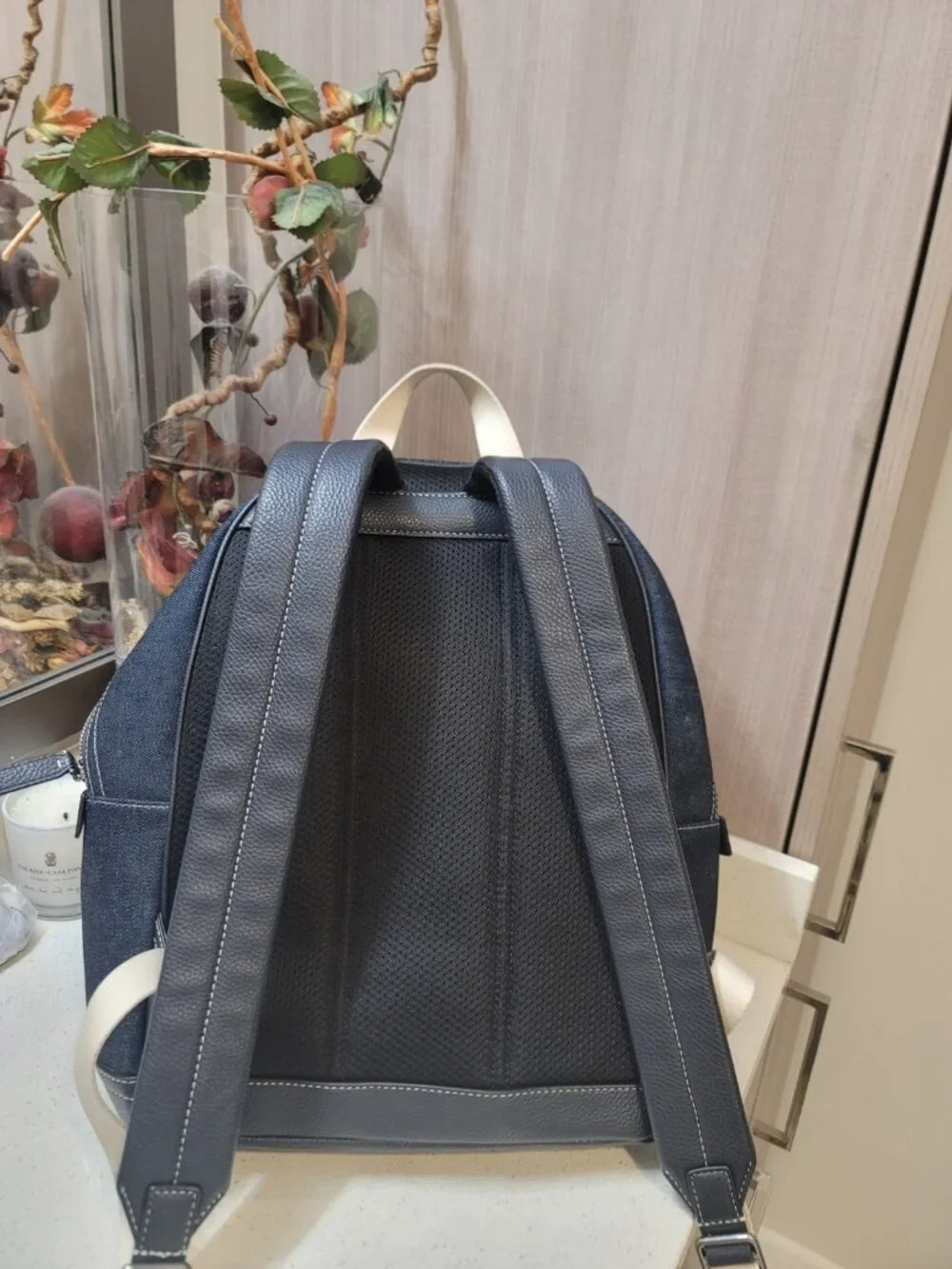Michael Kors “Cooper” Denim Backpack New NWoT